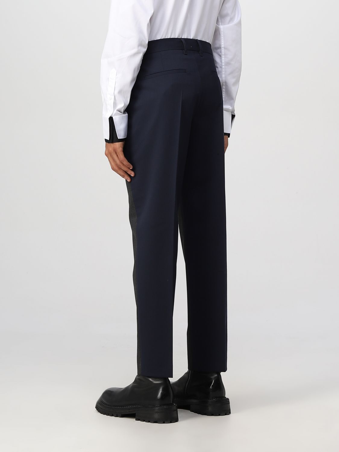 KARL LAGERFELD: pants for man - Blue | Karl Lagerfeld pants ...