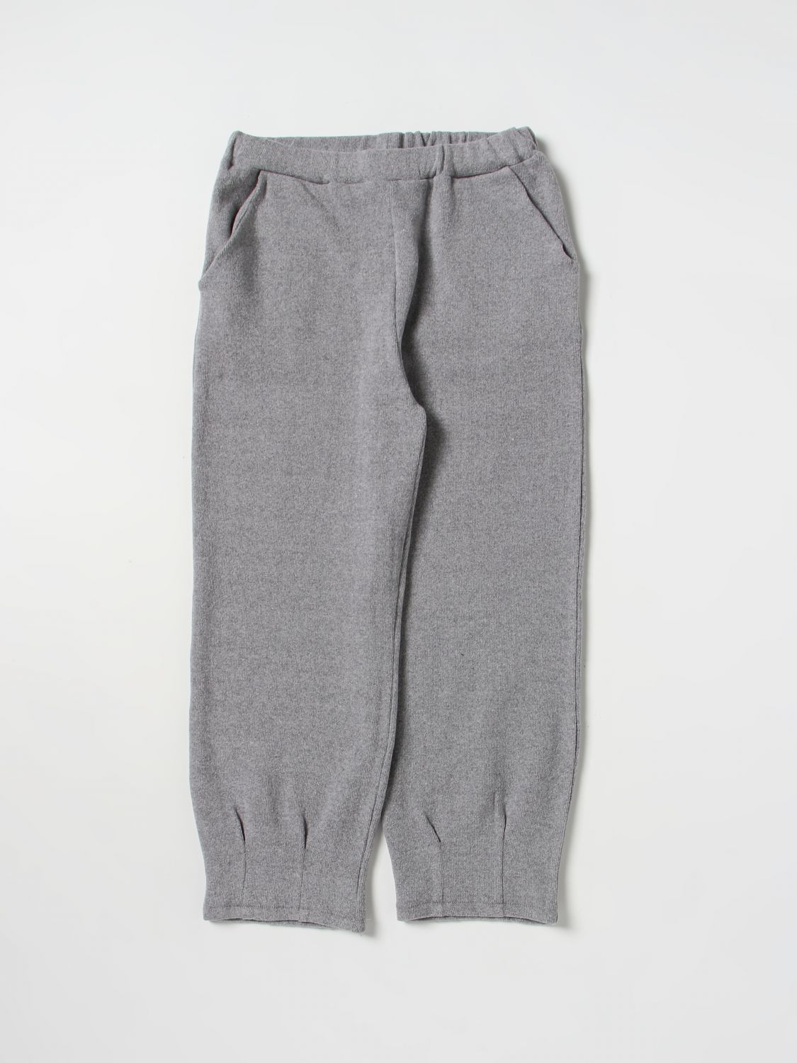 DOUUOD: pants for boys - Grey | Douuod pants 2R6A30J0204 online on ...