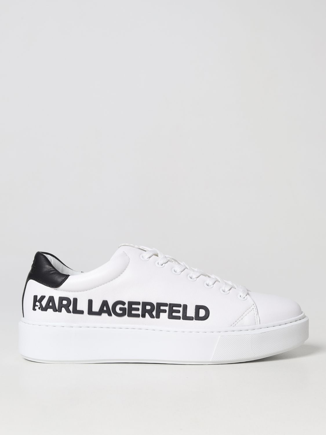 sneakers for man - White | Lagerfeld sneakers KL52225 online on GIGLIO.COM