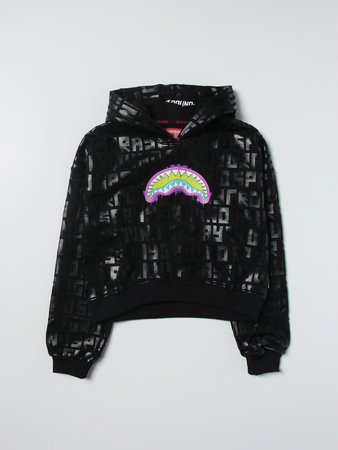 SPRAYGROUND sweater for boys Black Sprayground sweater SPY297