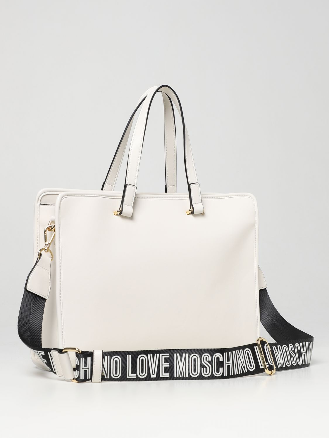 LOVE MOSCHINO tote bags for woman White Love Moschino tote bags