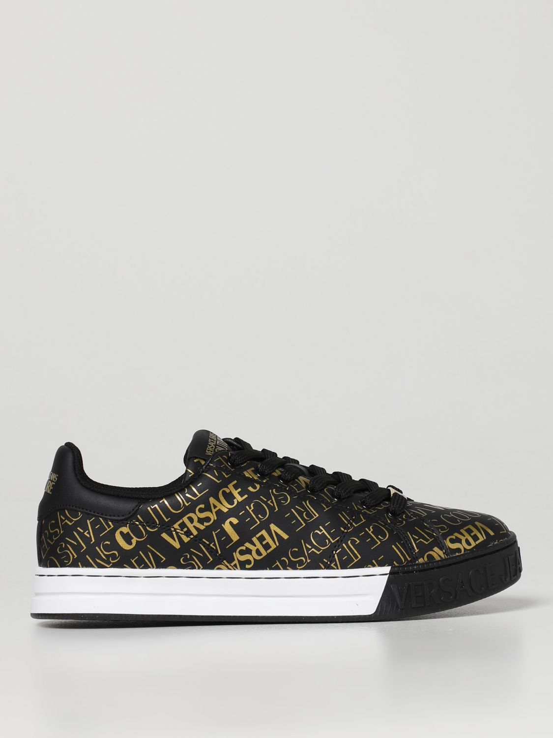 VERSACE JEANS COUTURE: trainers for men - Black | Versace Jeans Couture ...