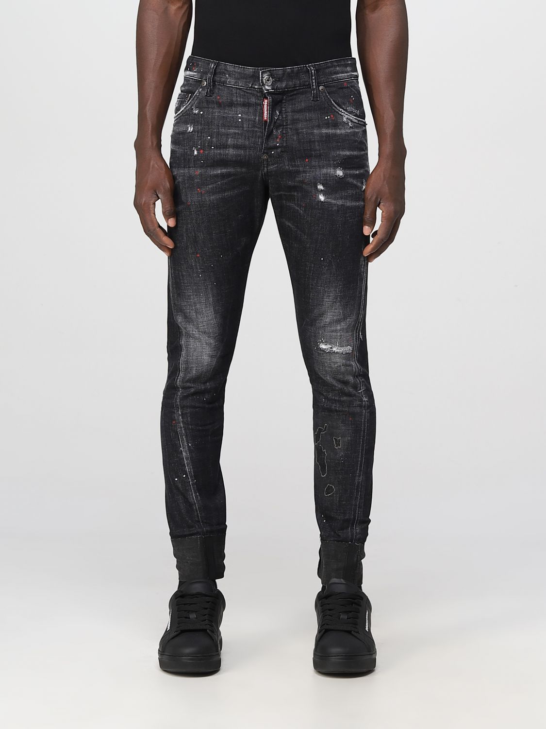 tand Zeeanemoon Scorch Dsquared2 Outlet: pants for man - Black | Dsquared2 pants S71LB1086S30357  online on GIGLIO.COM