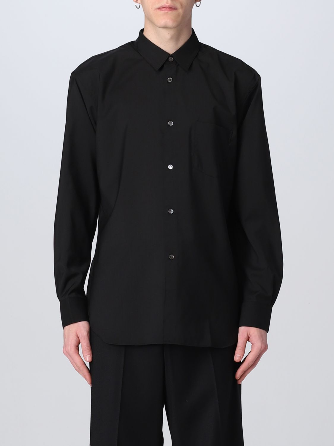 COMME DES GARÇONS SHIRT: shirt for man - Black | Comme Des Garçons ...
