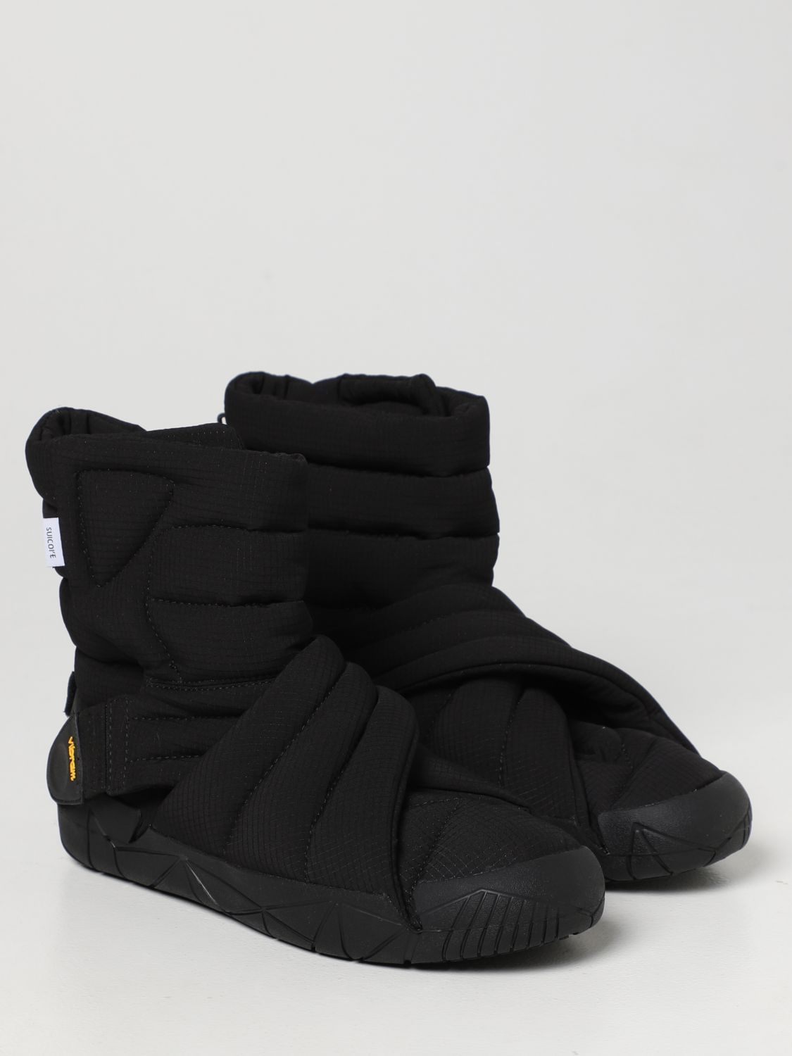 Sneakers Suicoke: Sneakers Furoshiki Futon Suicoke x Vibram in tessuto trapuntato nero 2