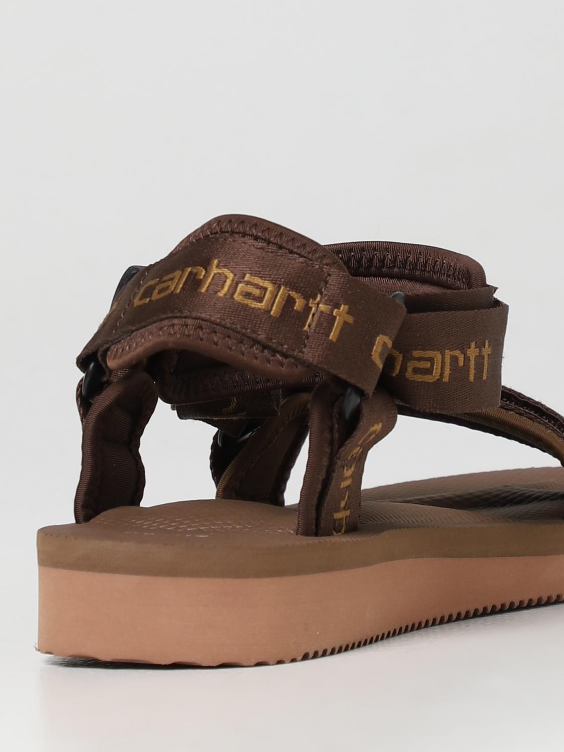 Sandales plates Suicoke: Sandales plates Suicoke femme marron 3