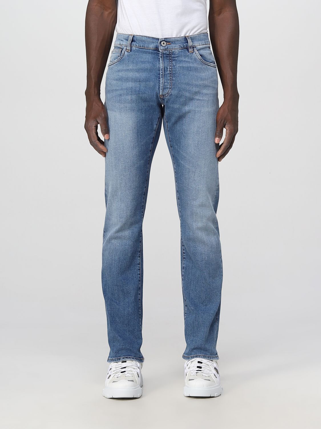 MARCELO BURLON: for man - Blue Marcelo Burlon jeans CMYA029C99DEN001 online on GIGLIO.COM