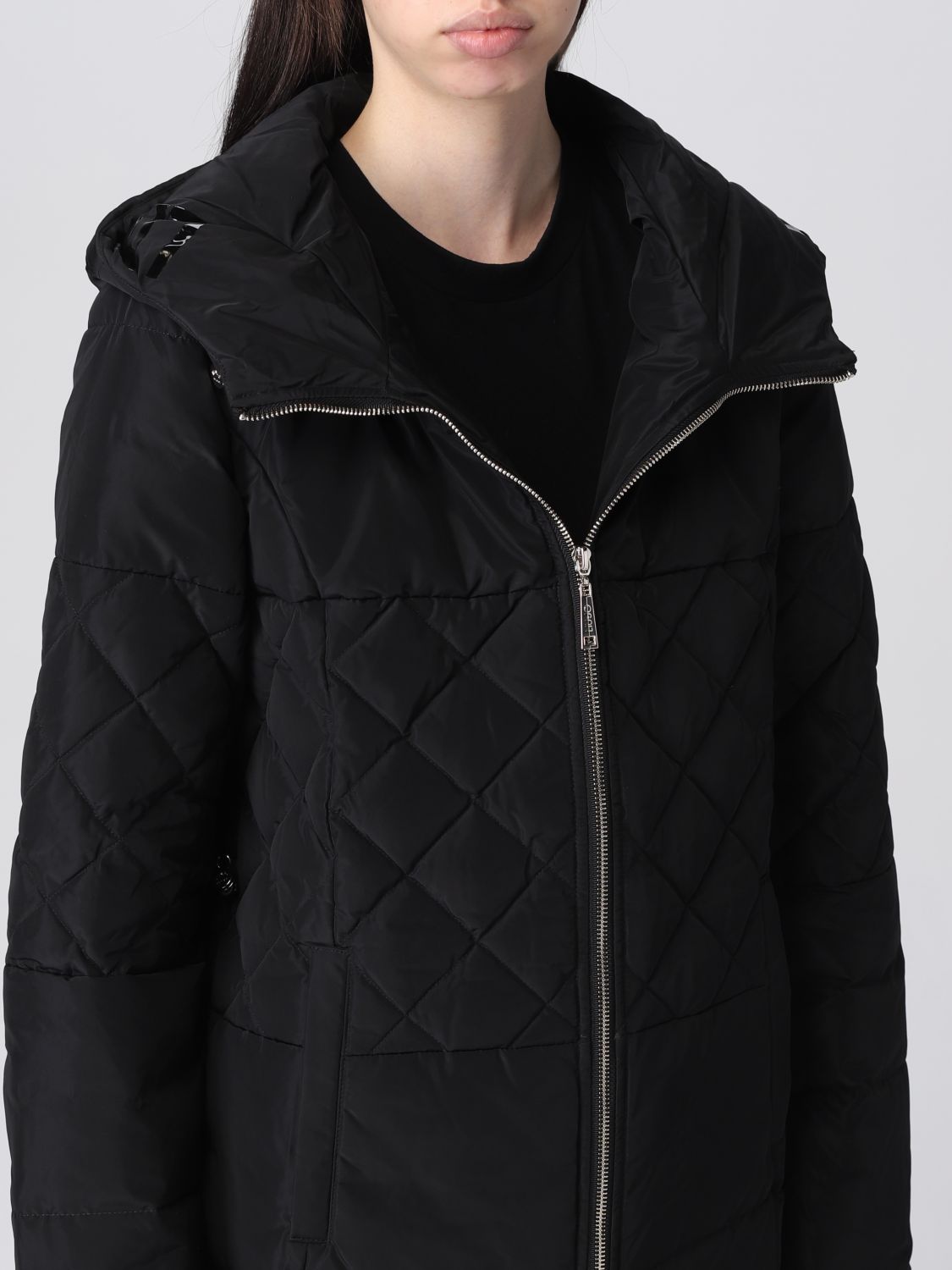 LIU JO: jacket for woman - Black | Liu Jo jacket TF2168TS955 online on ...