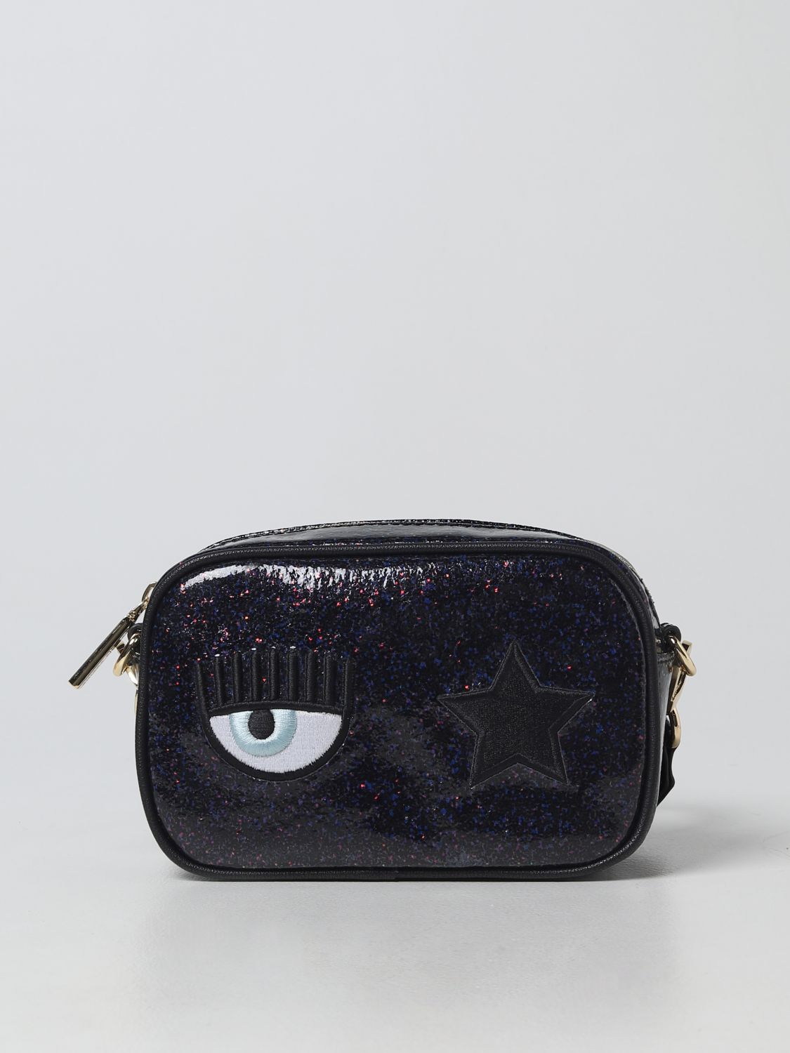CHIARA FERRAGNI: mini bag for woman - Black | Chiara Ferragni mini bag ...