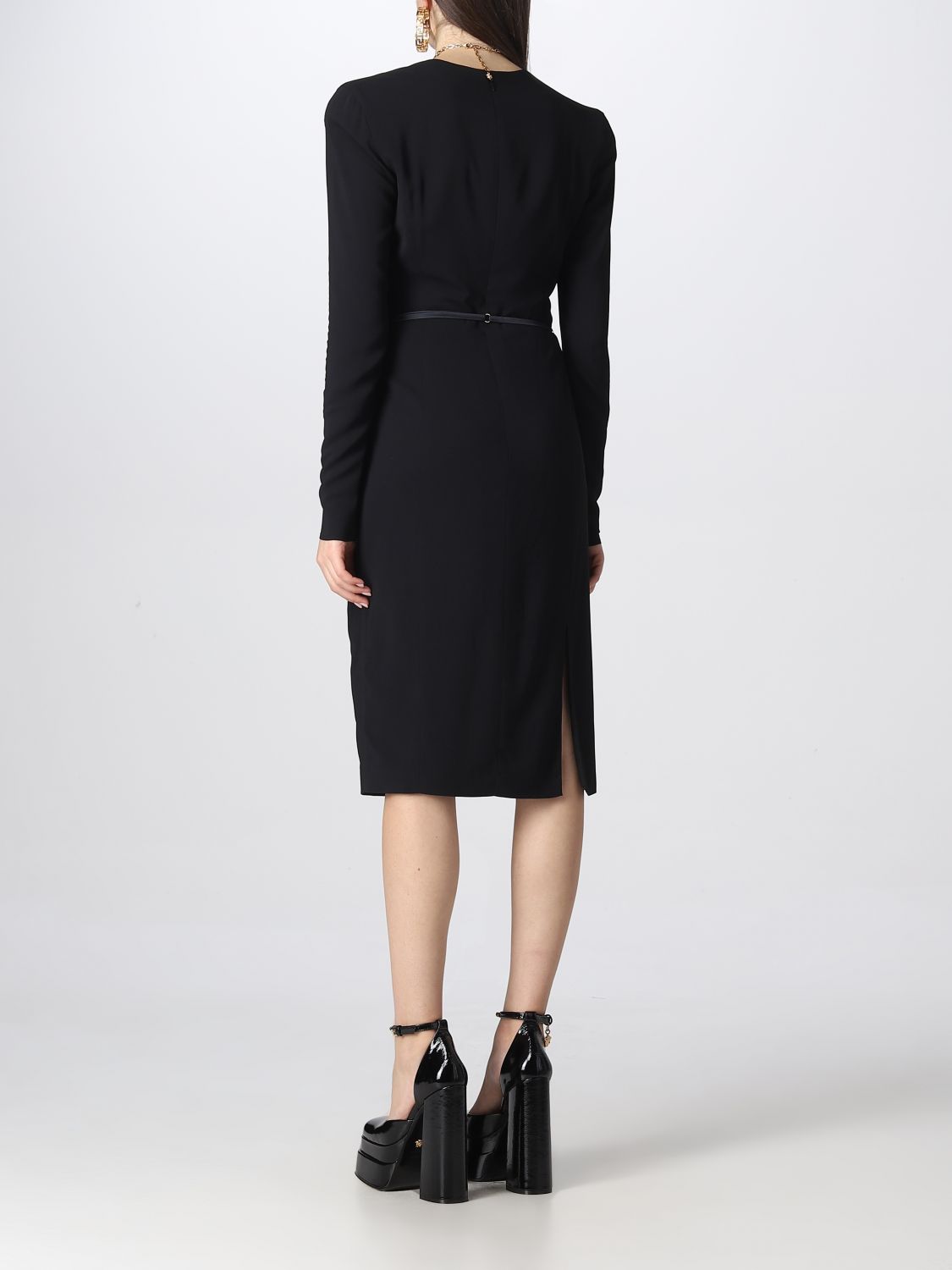 Платье Versace: Платье Versace для нее черный 2