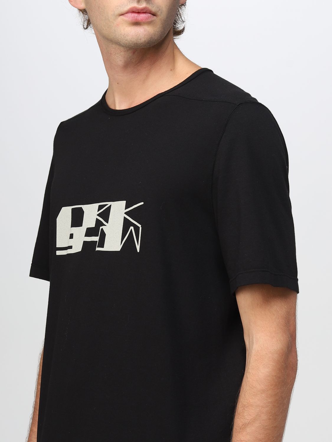 T-shirt Rick Owens Drkshdw: T-shirt Drkshdw con logo nero 4