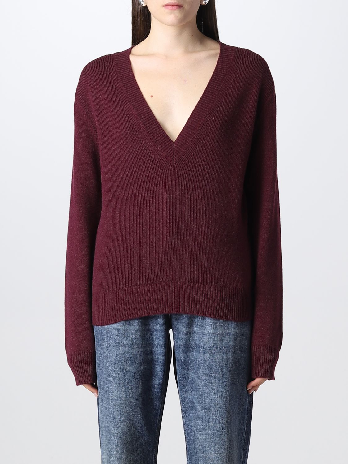 Shop Bottega Veneta Sweater  Woman Color Red
