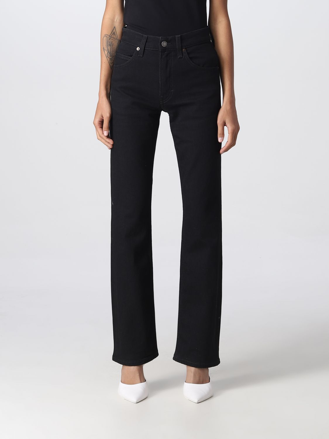 HAIKURE: jeans for woman - Black | Haikure jeans HEW03295DS083 online ...