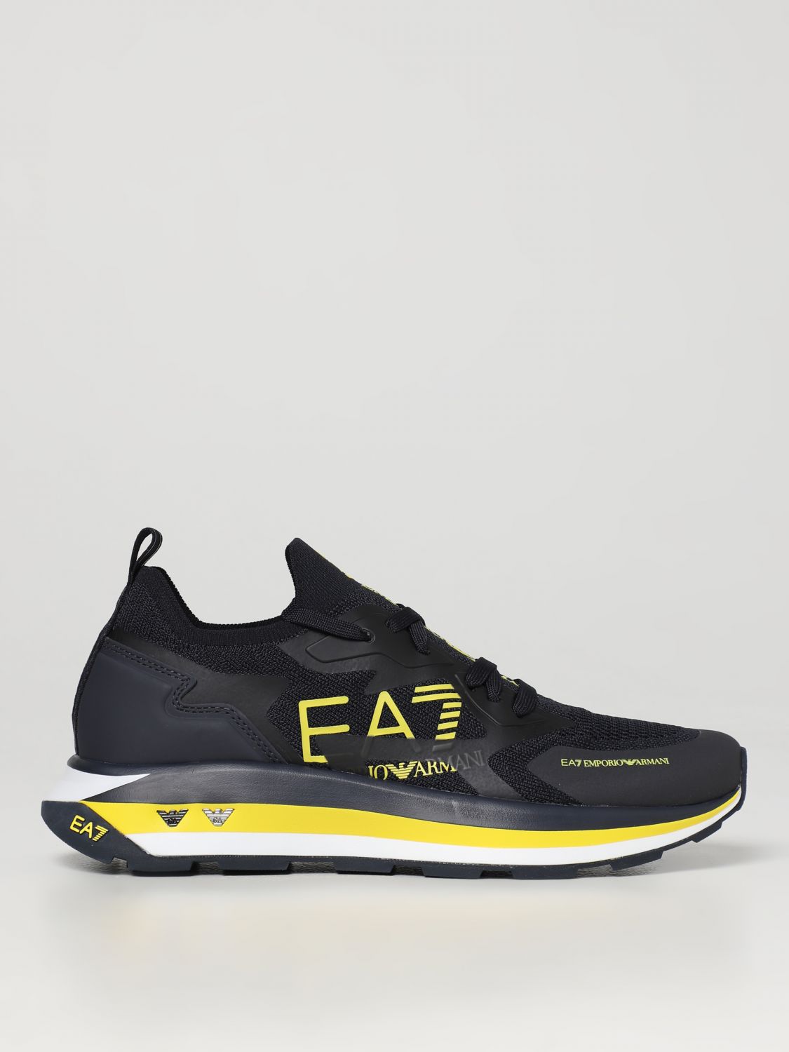 EA7: sneakers for man - Navy | Ea7 sneakers X8X113XK269 online on ...