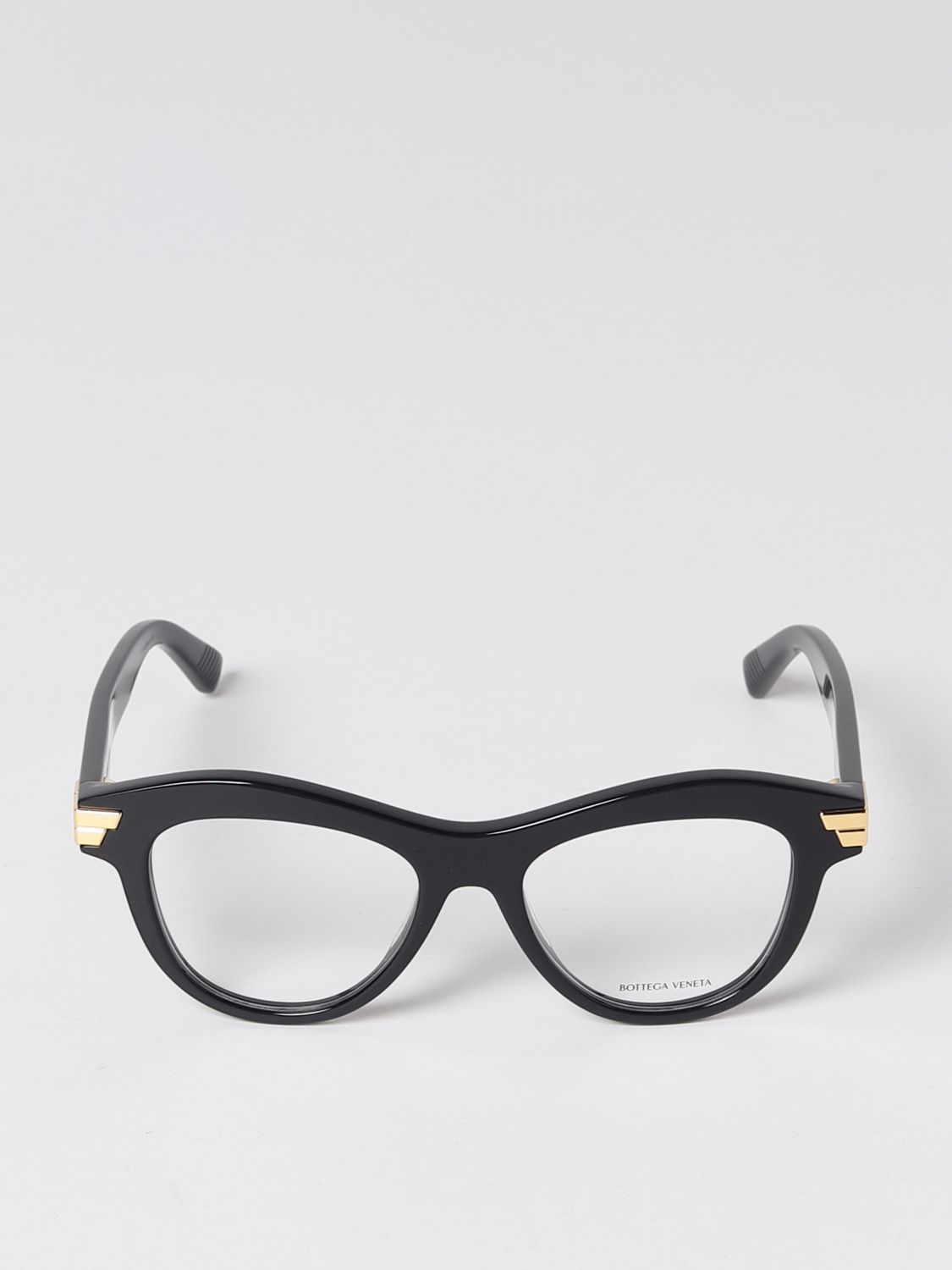 BOTTEGA VENETA: glasses for woman - Black | Bottega Veneta glasses ...