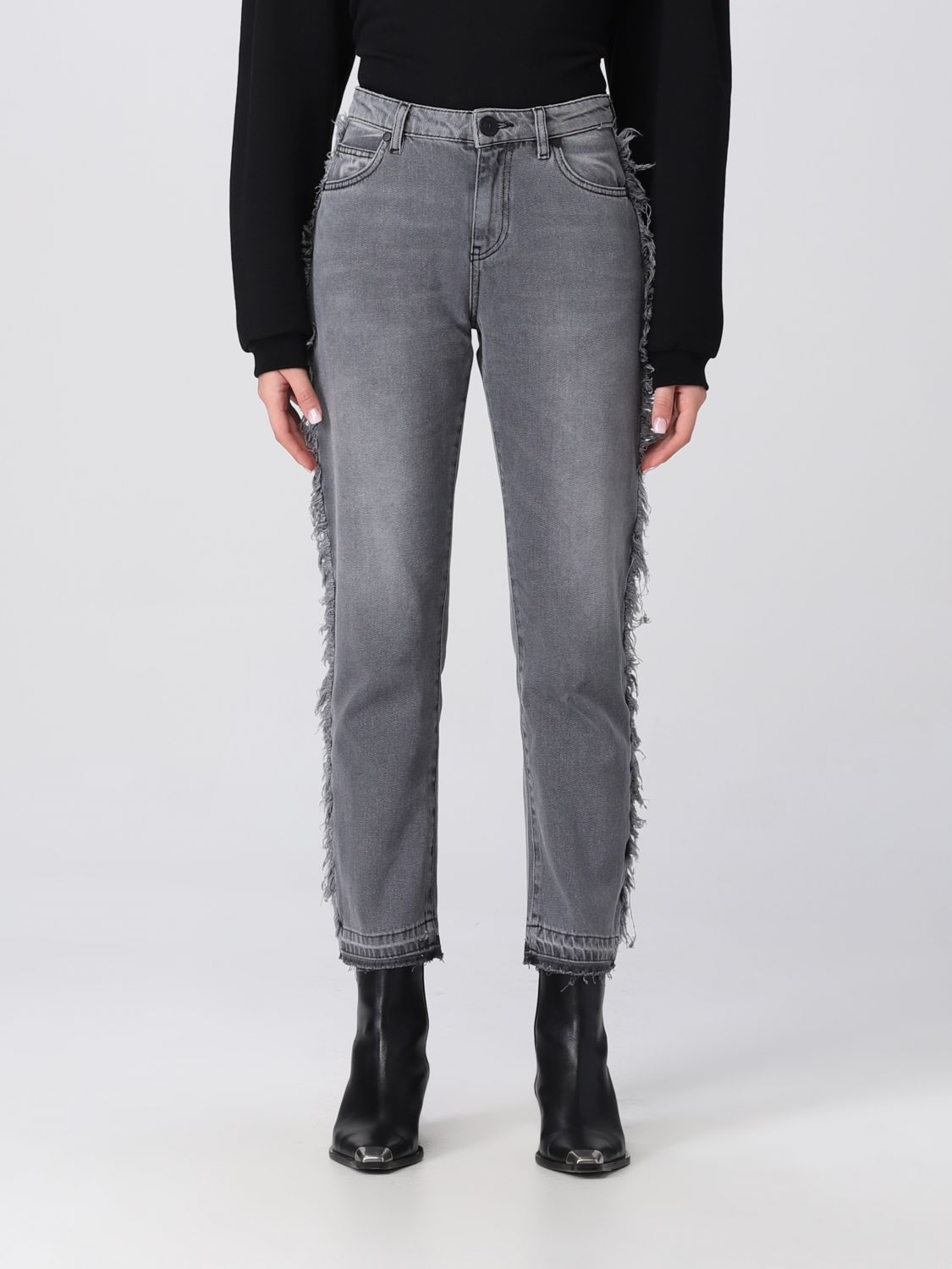 jeans gaëlle paris woman colour black