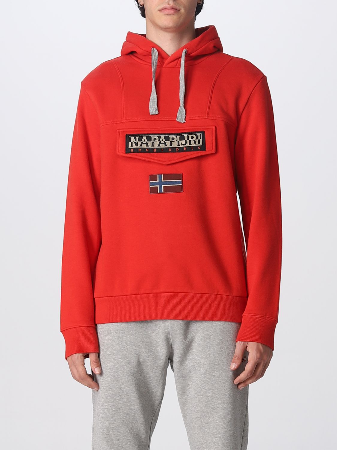 Sweatshirt Napapijri: Sweatshirt Napapijri homme rouge 1