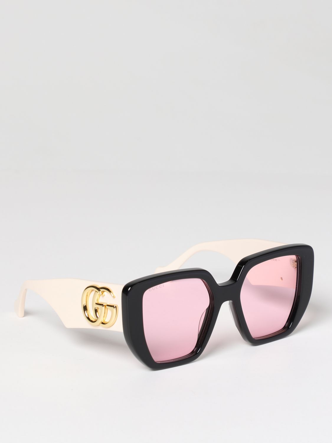 GUCCI: sunglasses for woman - Pink | Gucci sunglasses GG0956S online on  