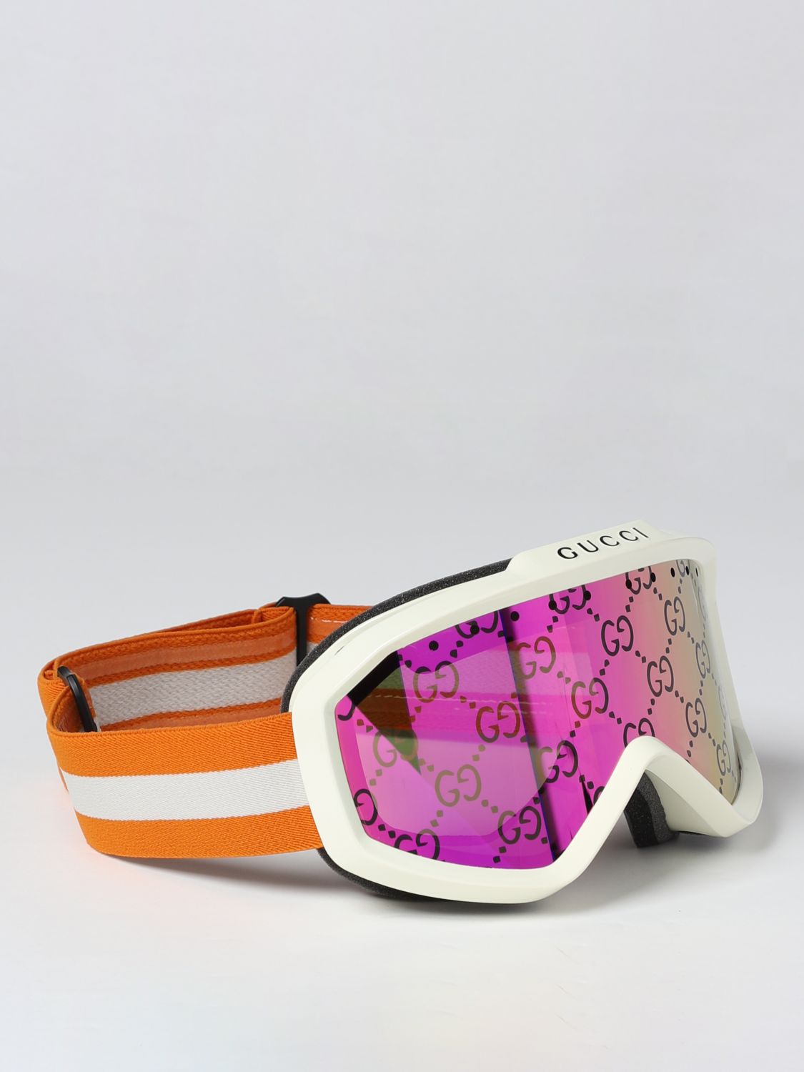 GUCCI: sunglasses for man - Ivory  Gucci sunglasses GG1210S Maschera da  Sci Mountain Leisure online at
