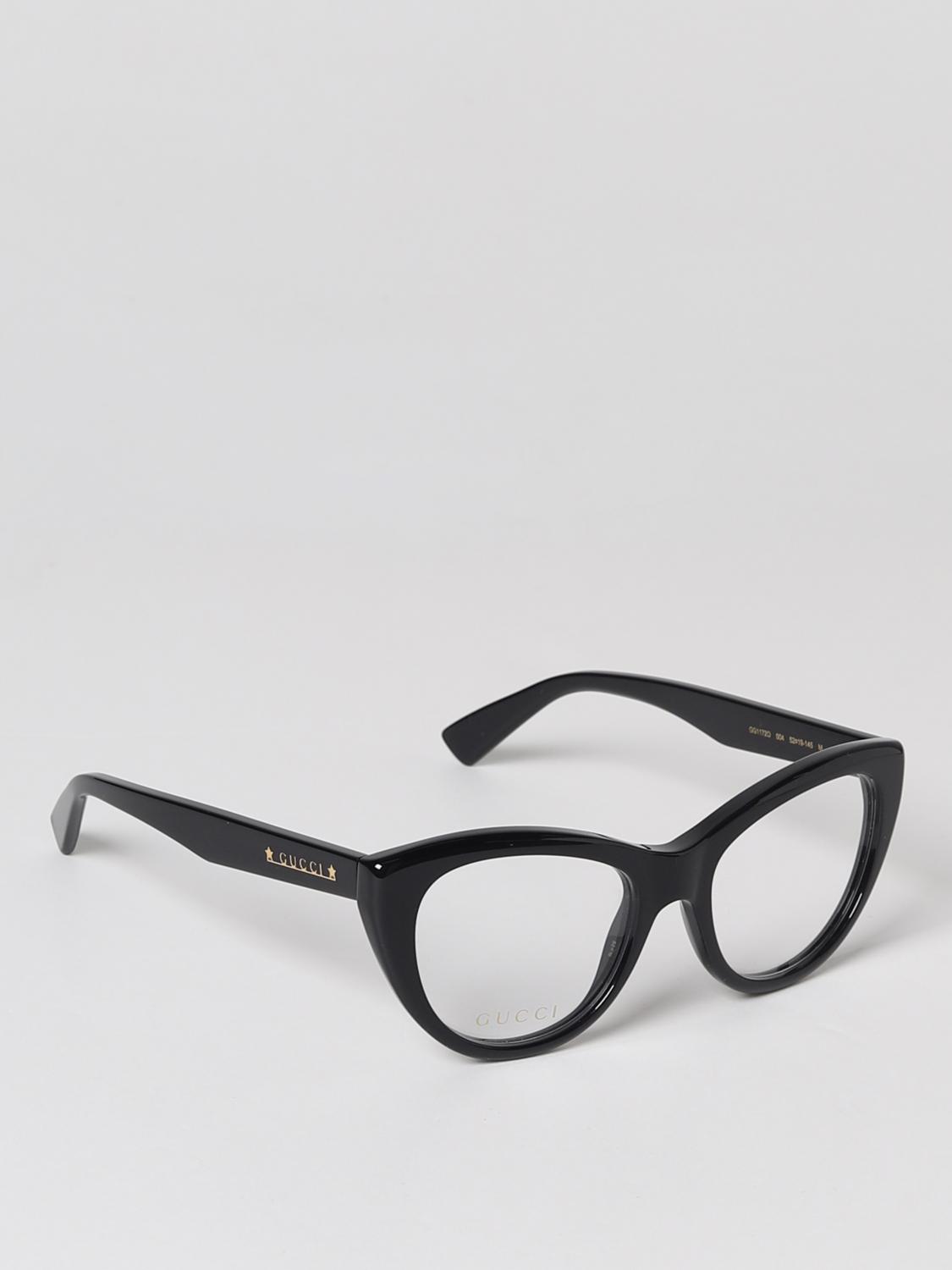 GUCCI glasses for woman Black Gucci glasses GG1172O online on