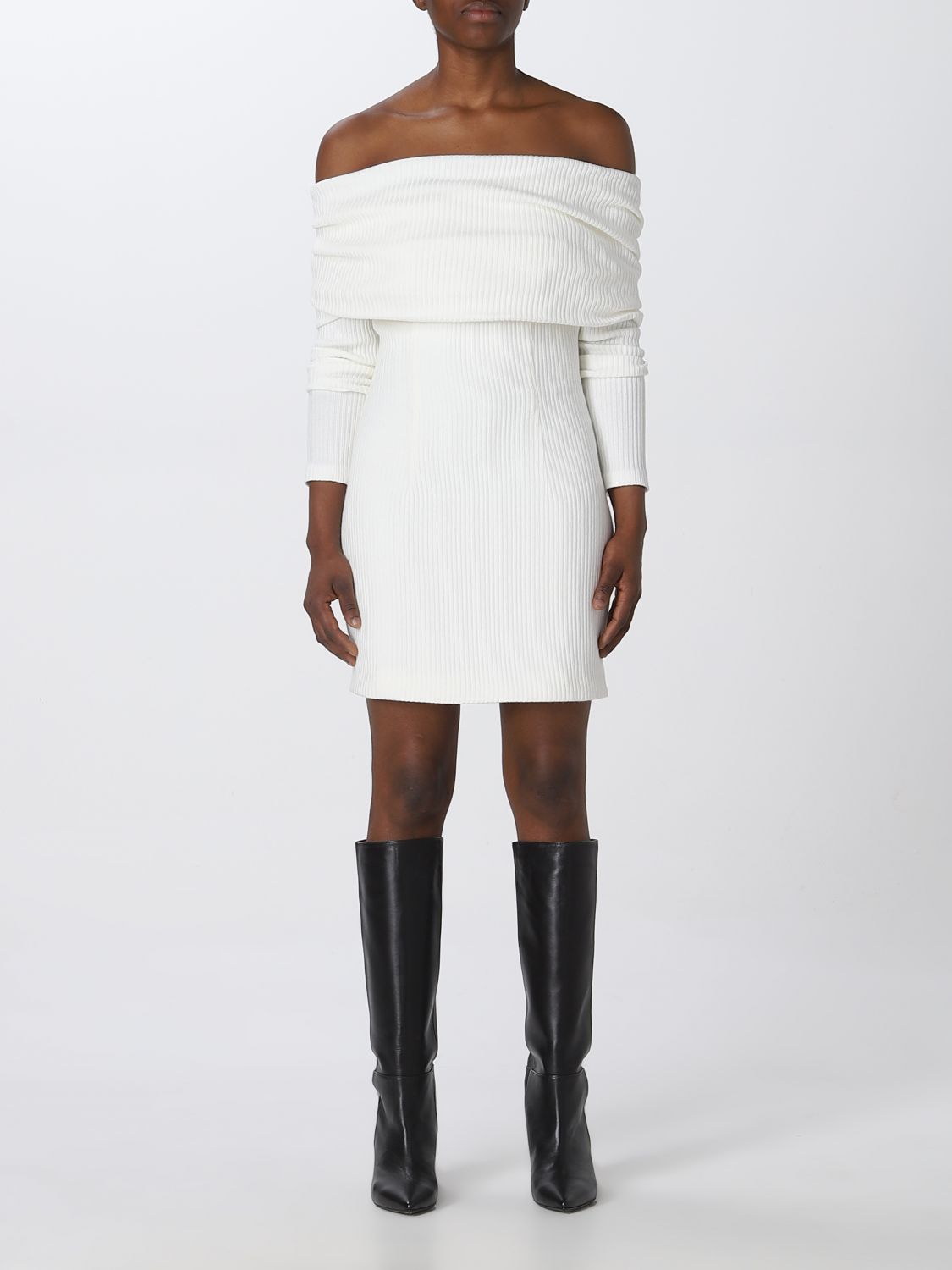 NINE MINUTES: dress for woman - White | Nine Minutes dress THE GISELLE ...