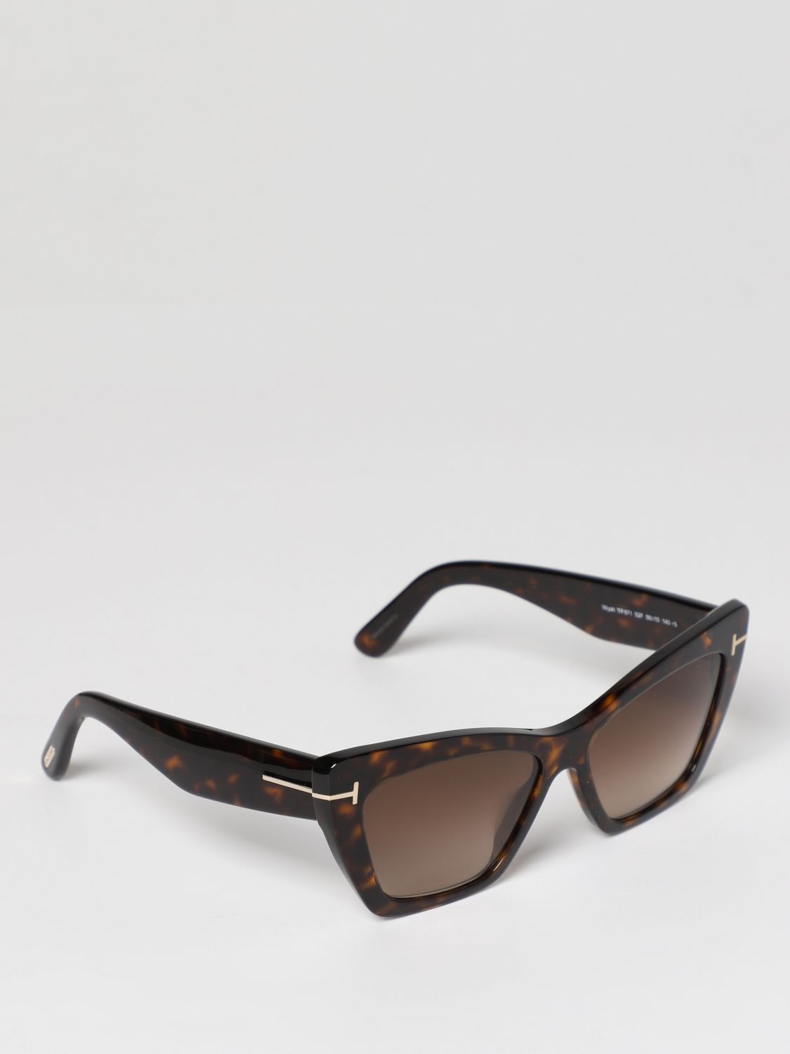TOM FORD: sunglasses for woman - Brown | Tom Ford sunglasses TF 871 WYATT  online on 