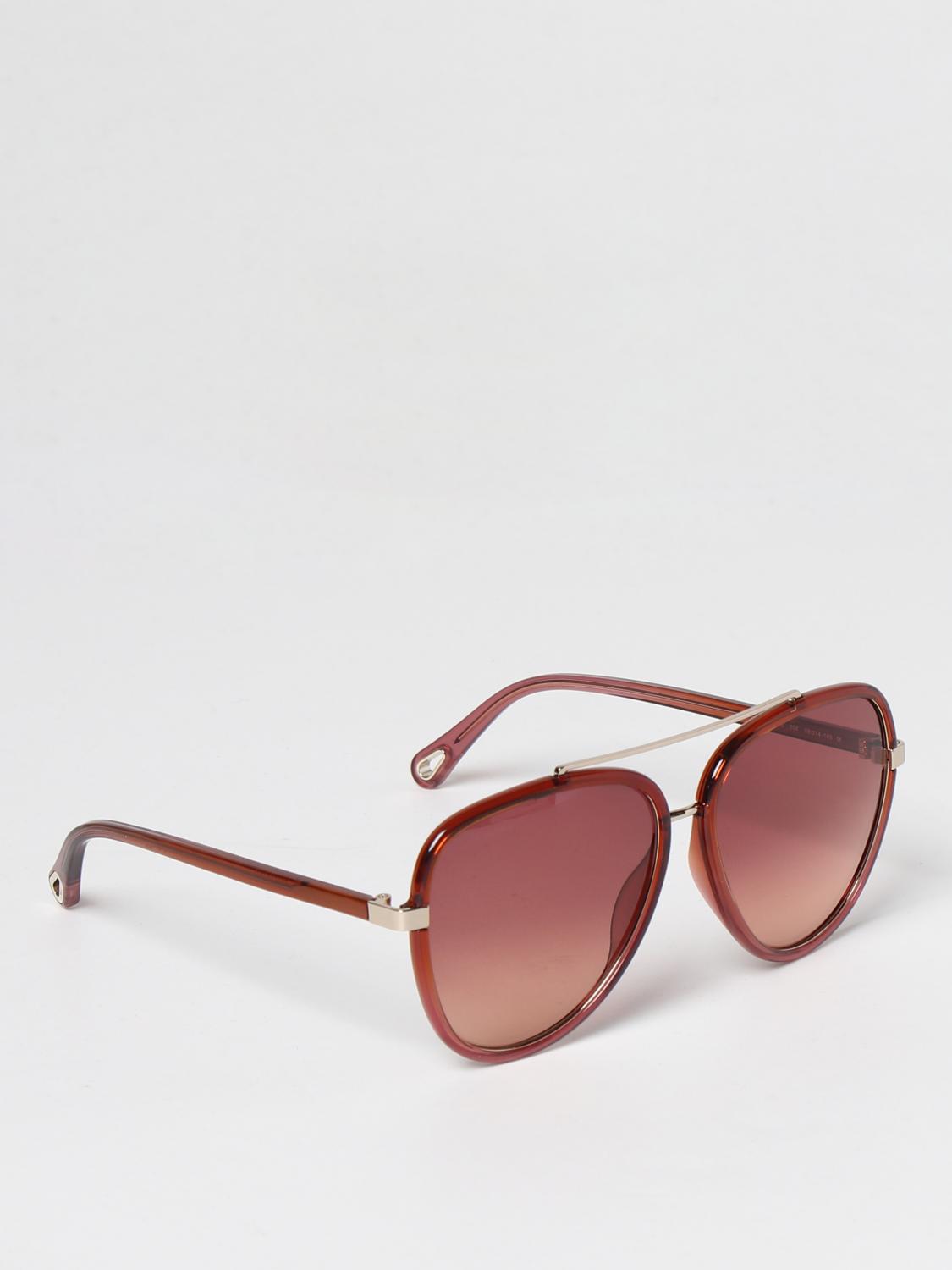 red chloe sunglasses