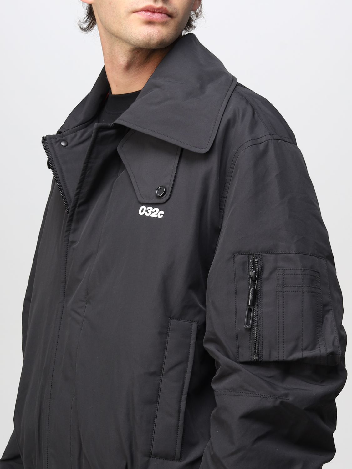 032C: jacket for men - Black | 032C jacket FW22W4010 online on GIGLIO.COM