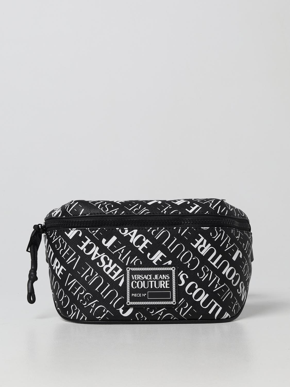 VERSACE JEANS COUTURE shoulder bag for man Black Versace Jeans