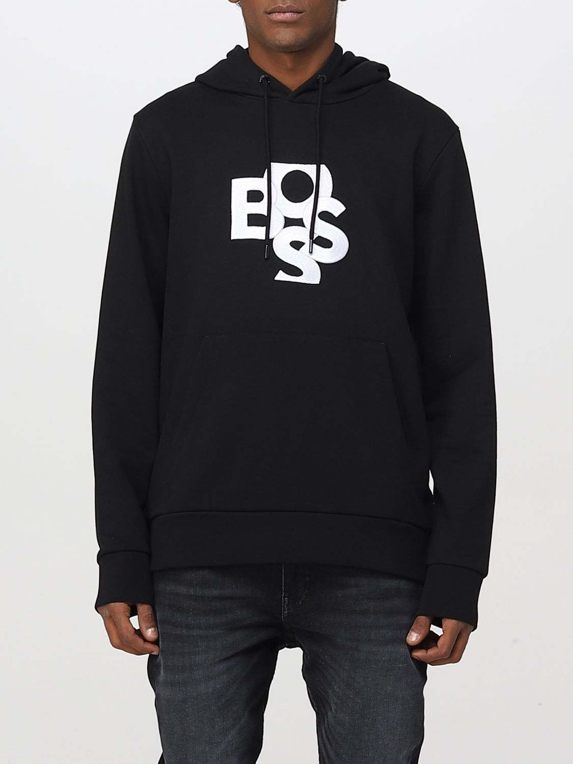 BOSS: sweatshirt for man - Black | Boss sweatshirt 50476769 online on ...
