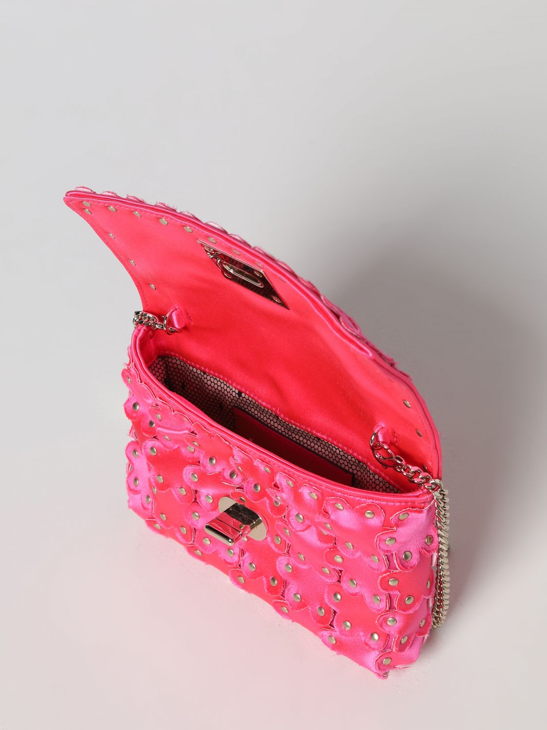 Mini bag Red(V): Red(V) mini bag for women pink 5
