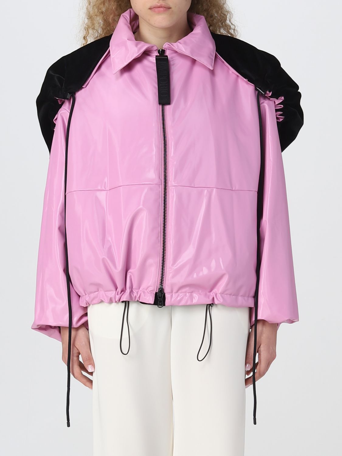 Perfect Vervormen catalogus EMPORIO ARMANI: jacket for woman - Pink | Emporio Armani jacket 6L2B722NISZ  online on GIGLIO.COM