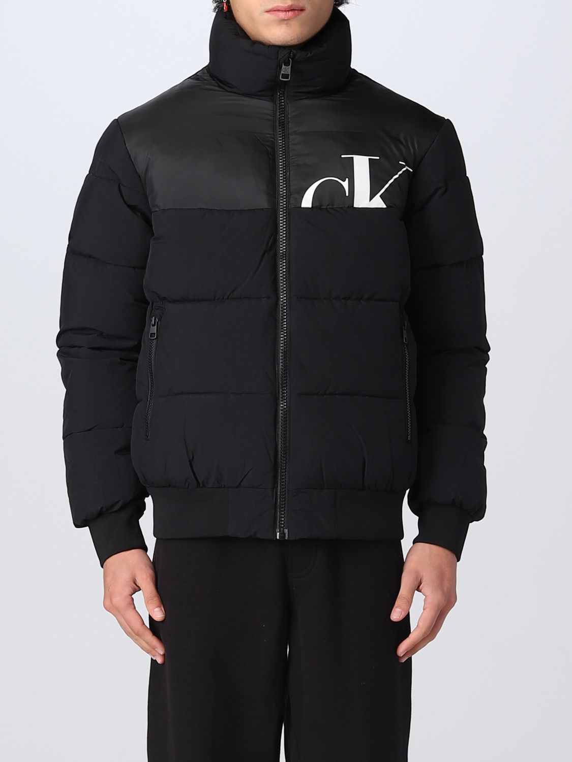 CALVIN KLEIN JEANS: jacket for man - Black | Calvin Klein Jeans jacket ...