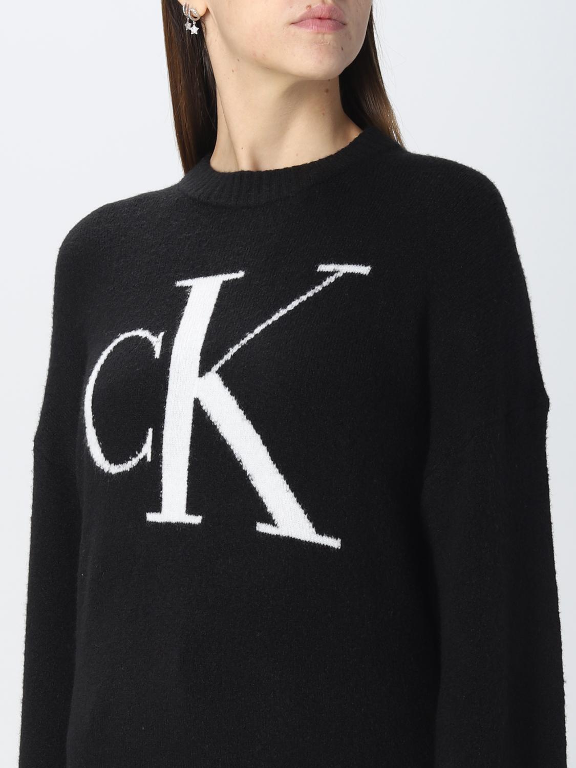 Centro de niños traicionar bomba CALVIN KLEIN JEANS: Jersey para mujer, Negro | Jersey Calvin Klein Jeans  J20J219776 en línea en GIGLIO.COM