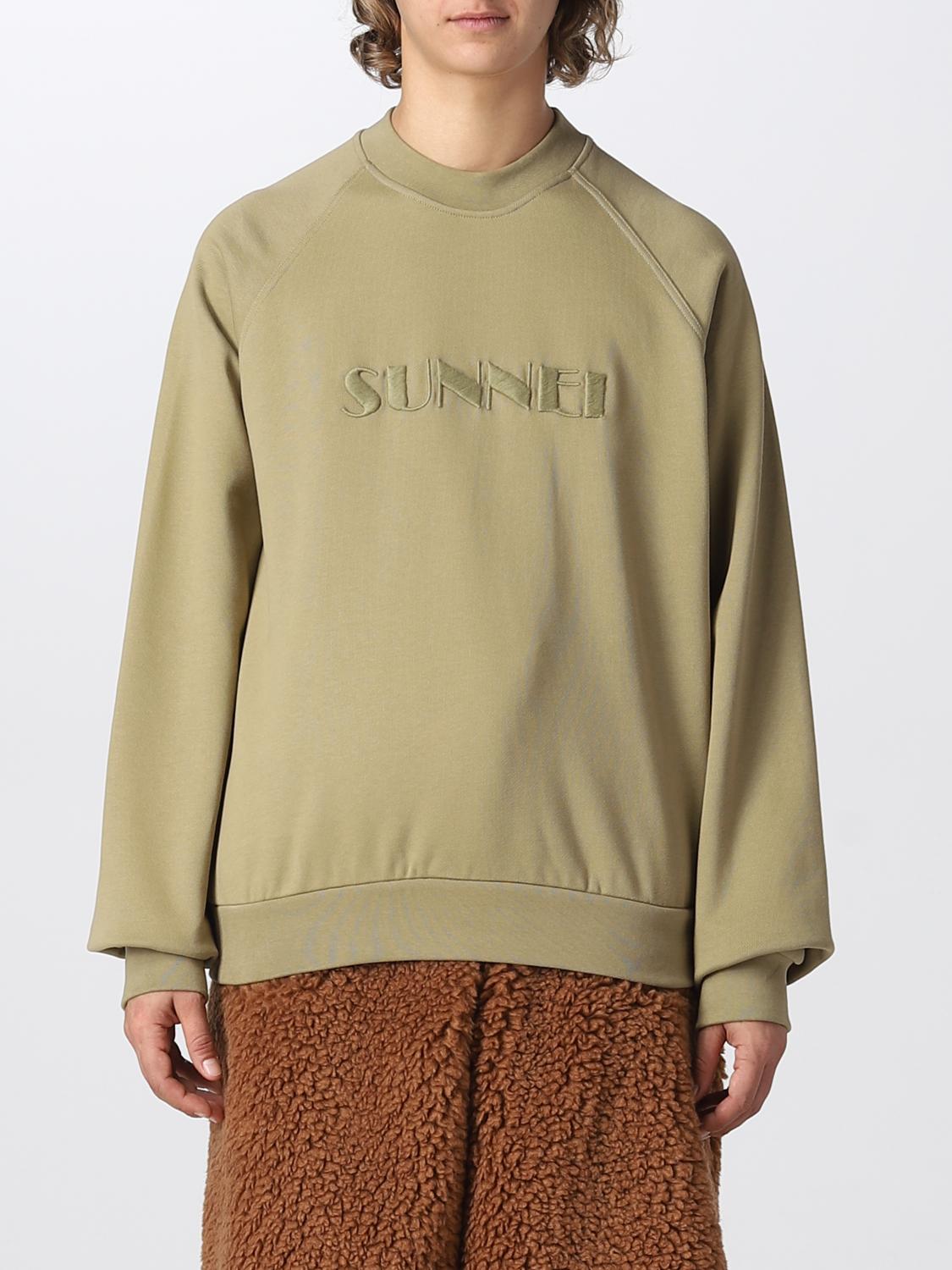 Sunnei Sweatshirt In Beige