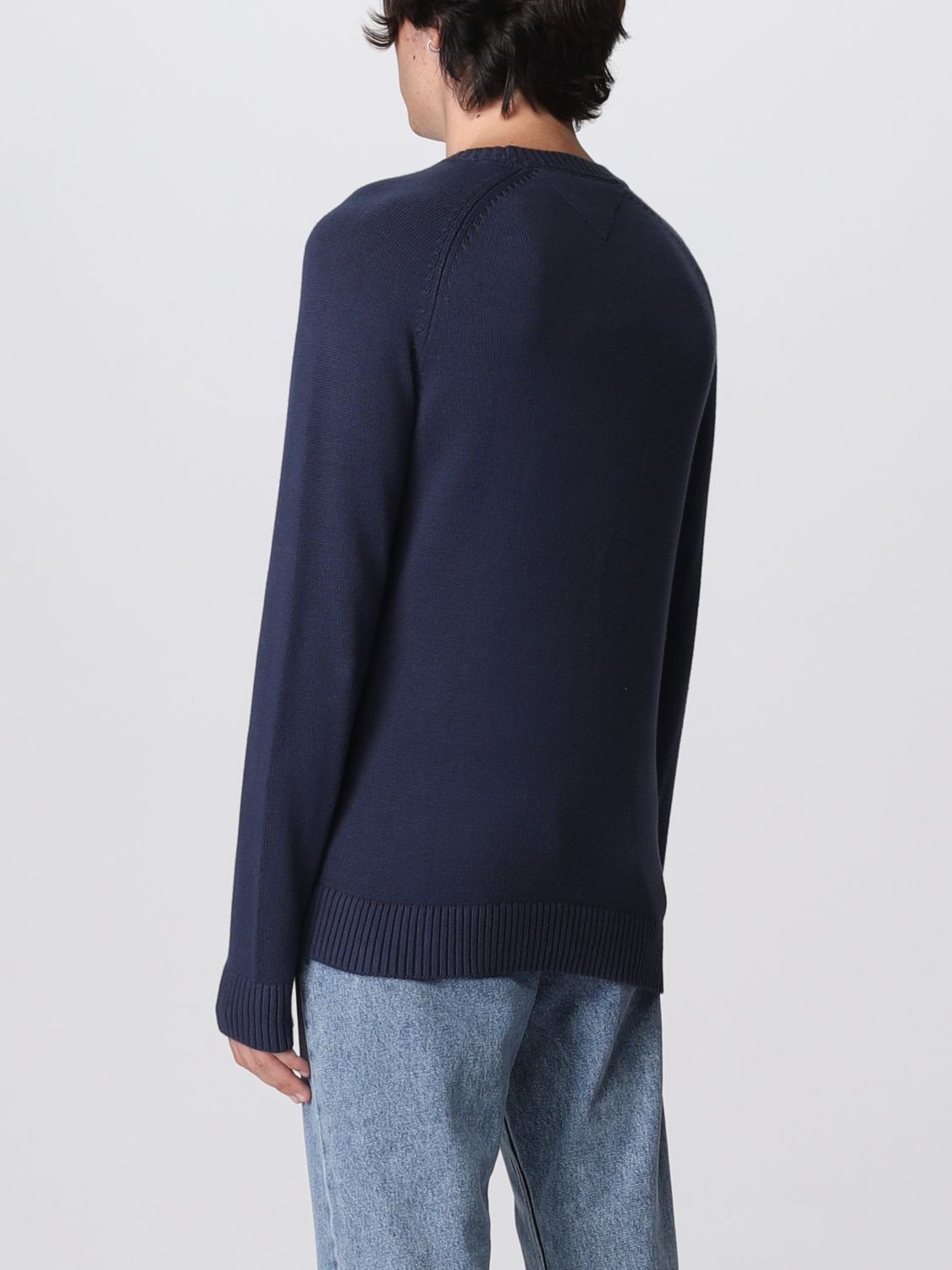 TOMMY JEANS: sweater for man - Navy | Tommy Jeans sweater DM0DM15061 ...