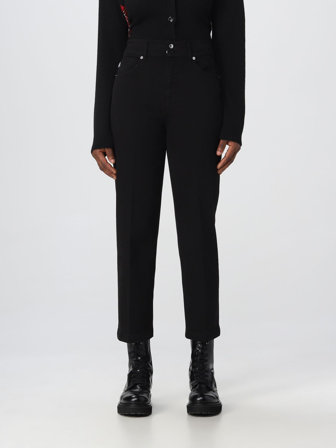 Love Moschino Trousers  Woman In Black