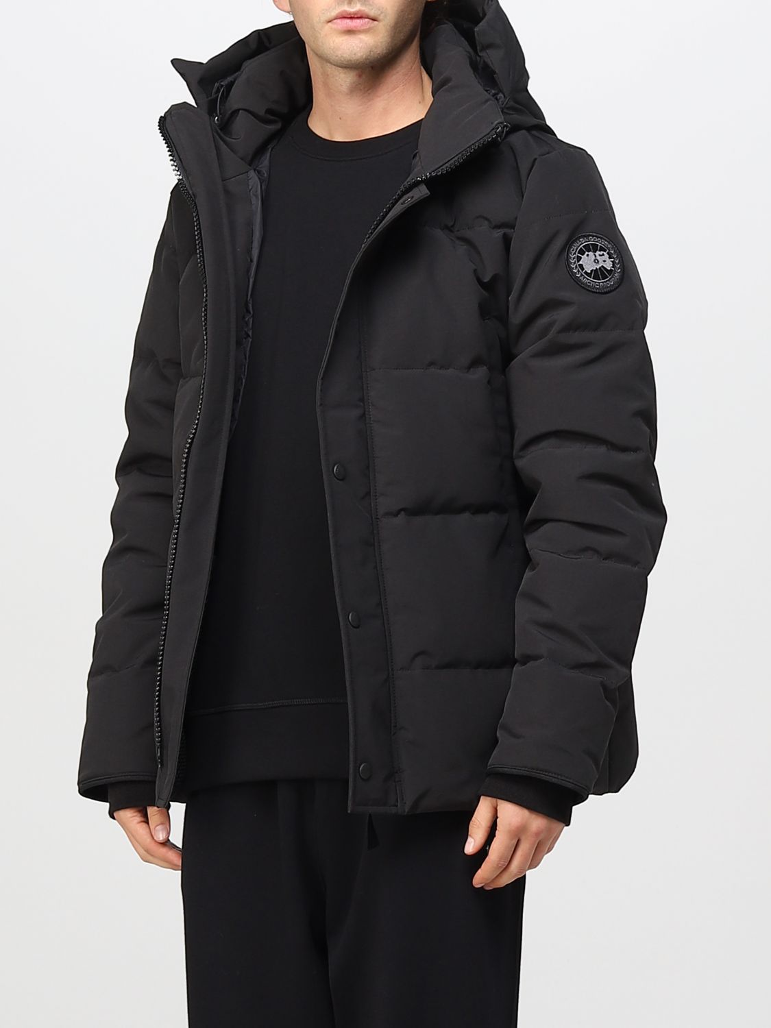 cascade Geneigd zijn Bijna dood CANADA GOOSE: jacket for man - Black | Canada Goose jacket 2048MB43 online  on GIGLIO.COM