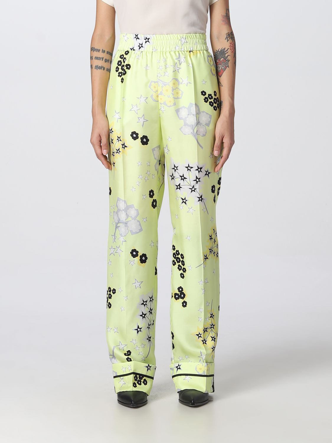 RED VALENTINO: pants for woman - Yellow | Red Valentino pants ...