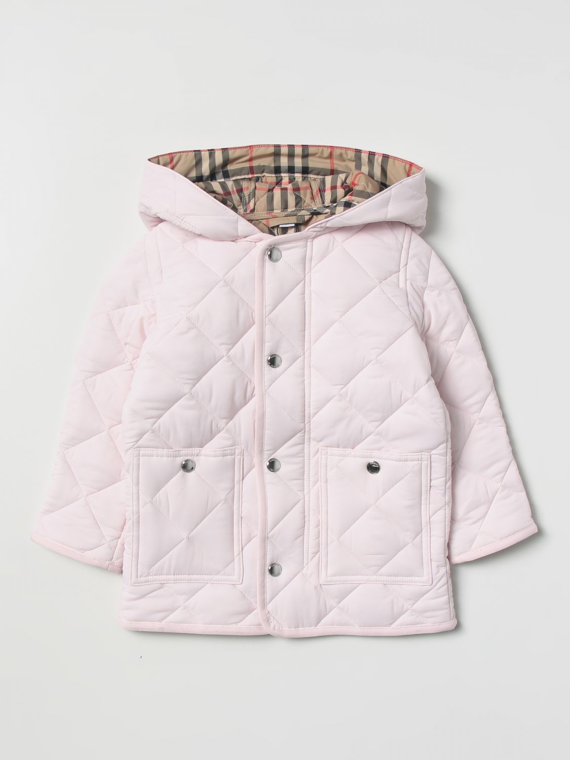 BURBERRY: jacket for girls - Pink | Burberry jacket 8053911 online on  
