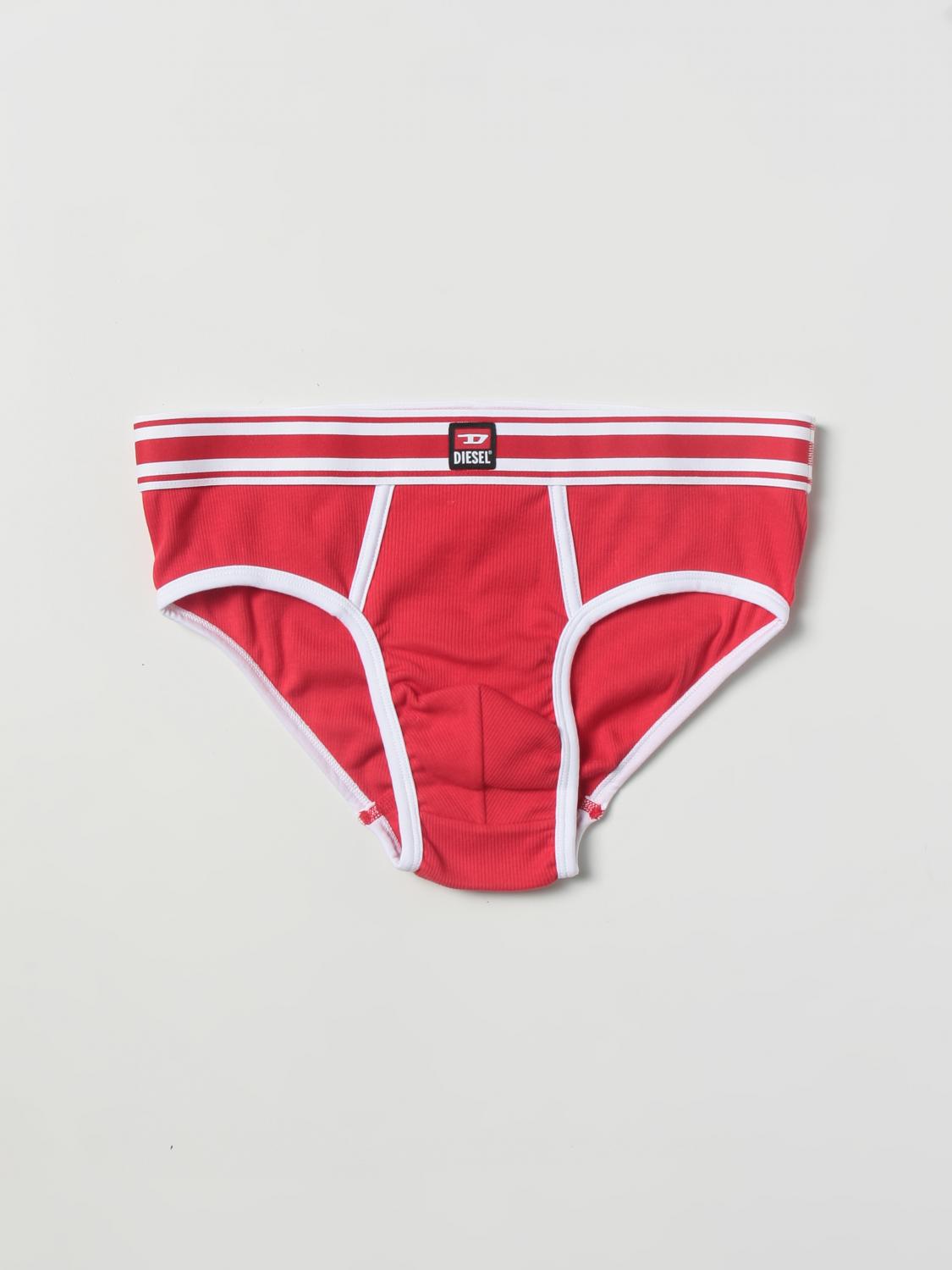 DIESEL: underwear for men - Red | Diesel underwear A068450IGAV online