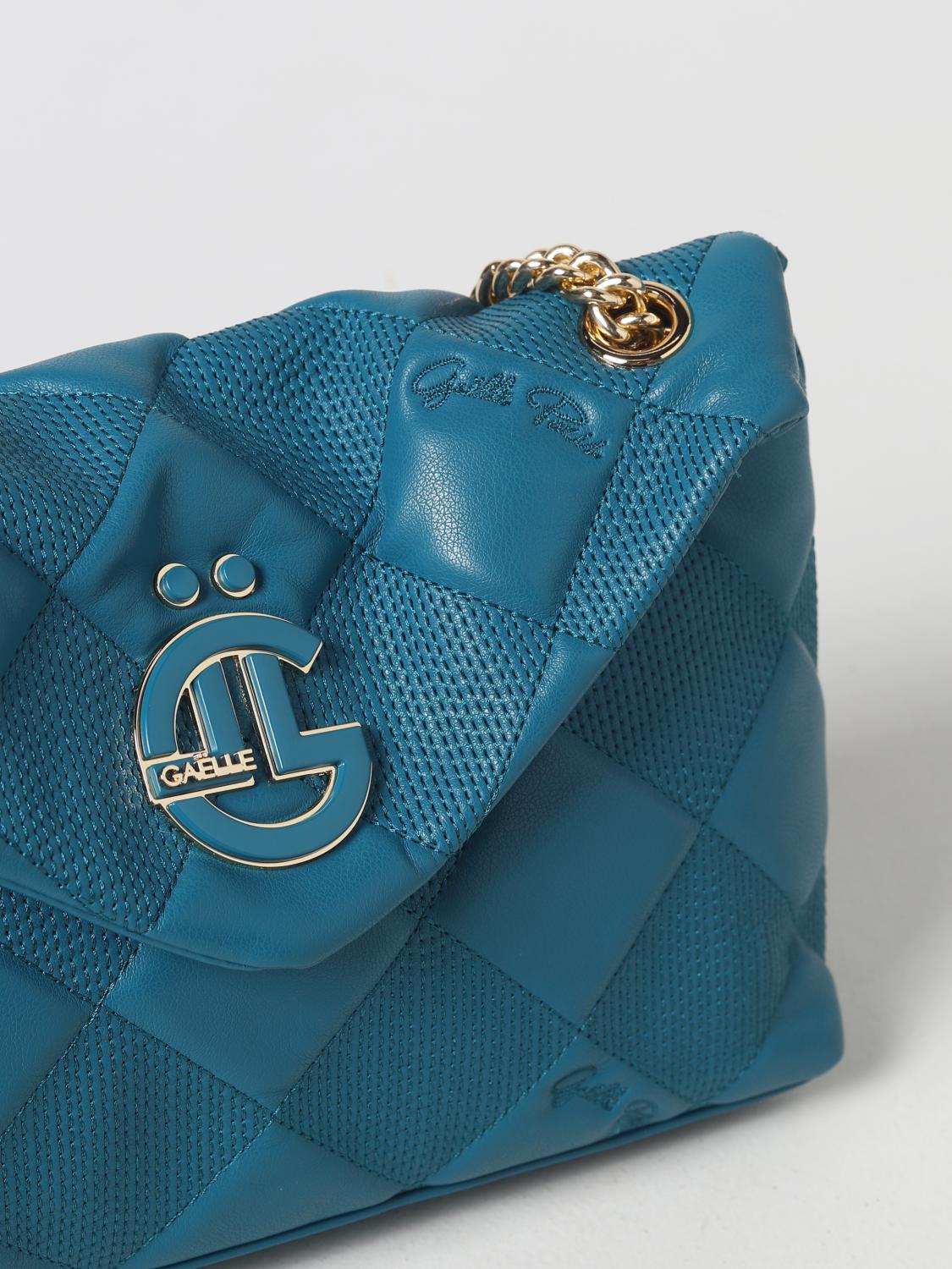 GAËLLE PARIS shoulder bag for women Teal Gaëlle Paris shoulder bag