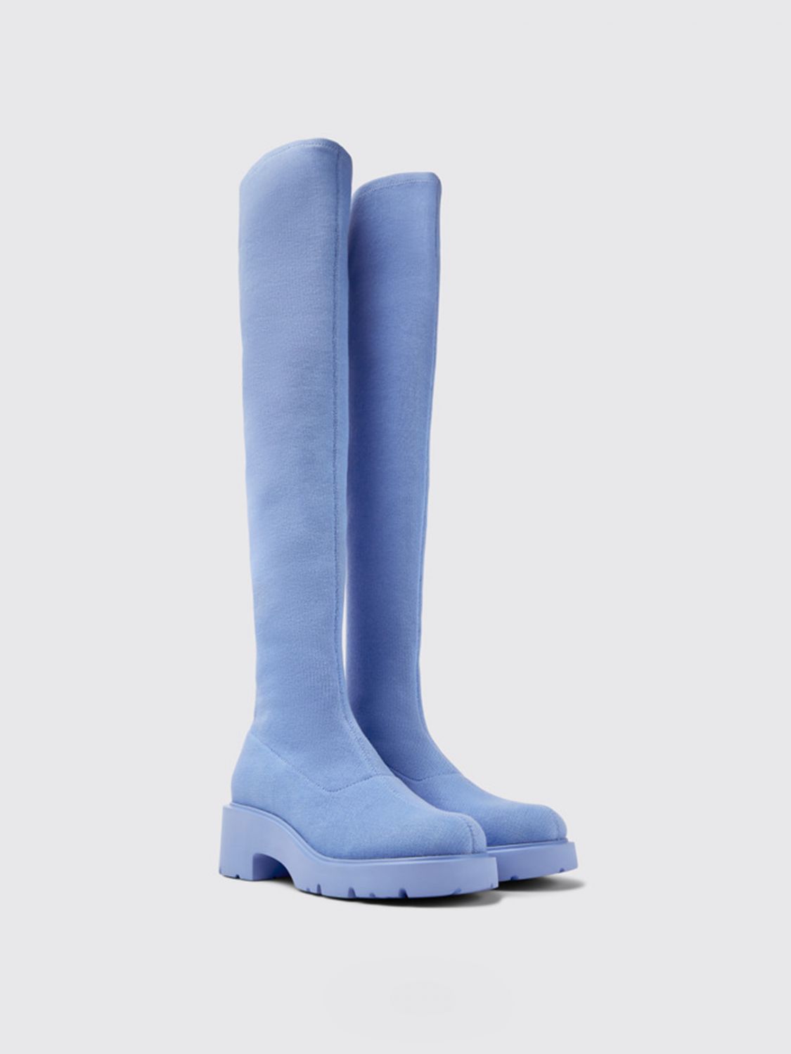CAMPER: boots for woman - Blue | Camper boots K400641-002 MILAH TENCEL ...