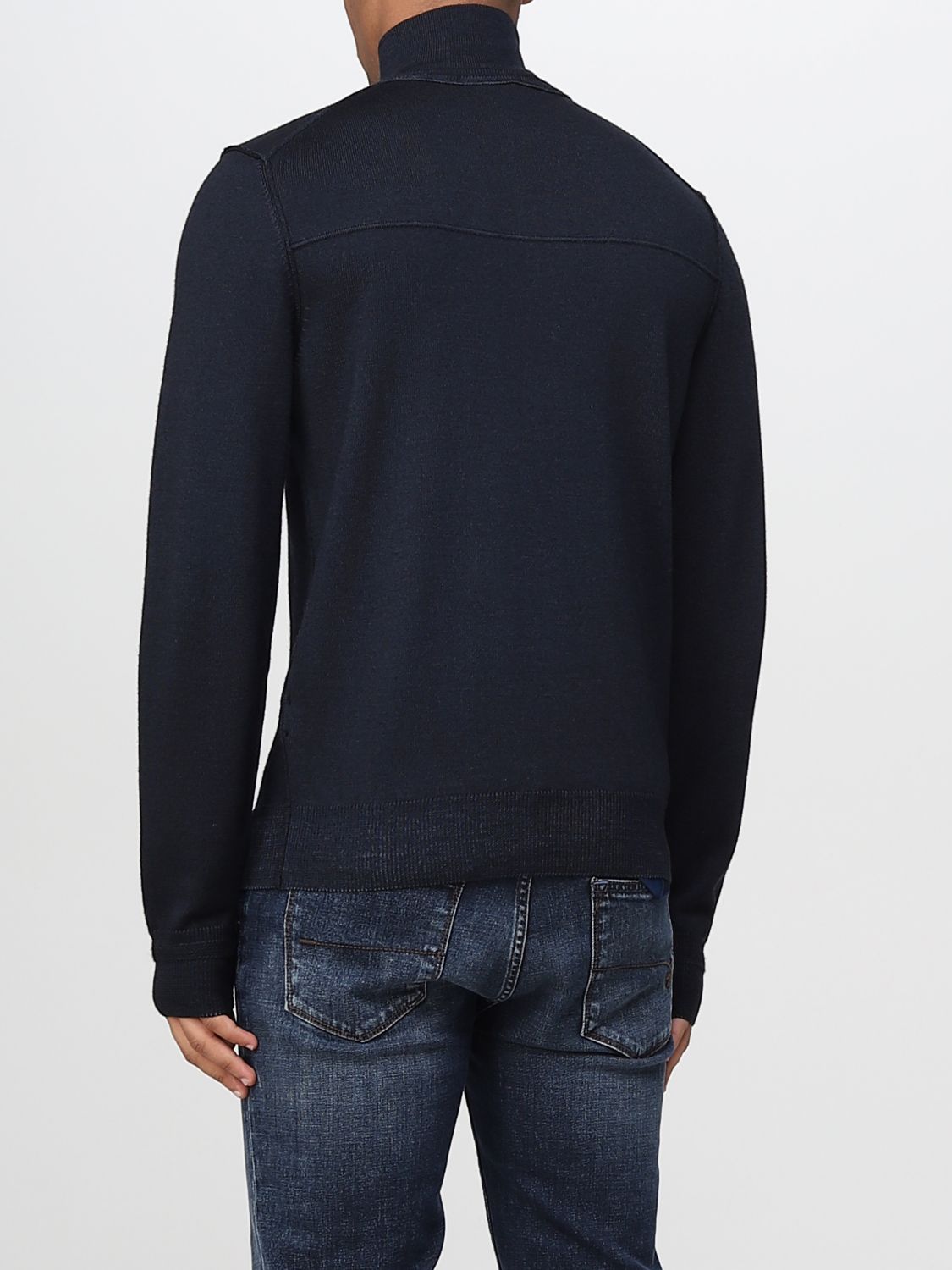 BOSS: sweater for man - Blue | Boss sweater 50475901 online on GIGLIO.COM