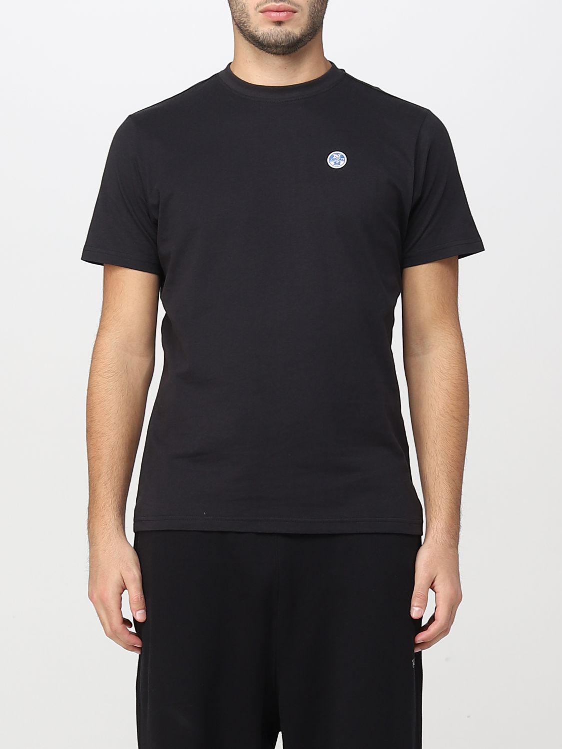 NORTH SAILS: t-shirt for man - Black | North Sails t-shirt 692812 ...