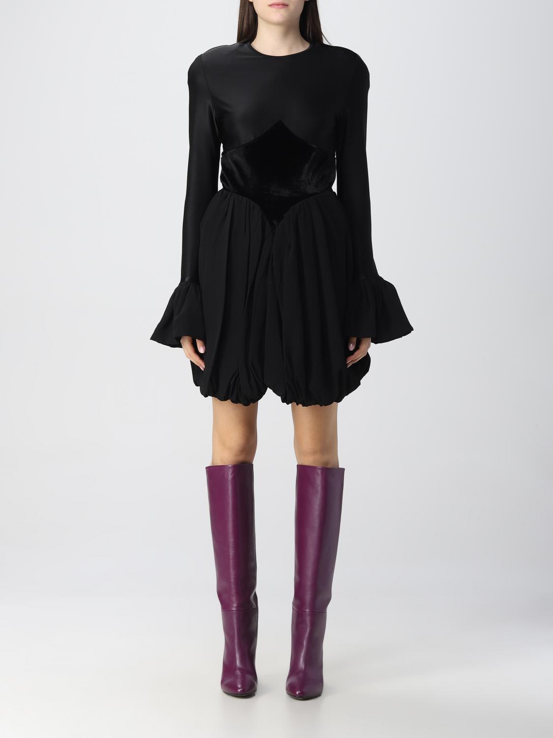 Shop Rabanne Dress Paco  Woman Color Black