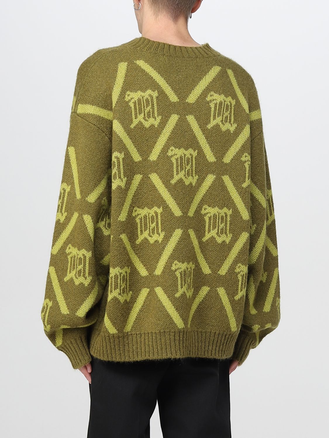 Misbhv Monogram Sweater In Green