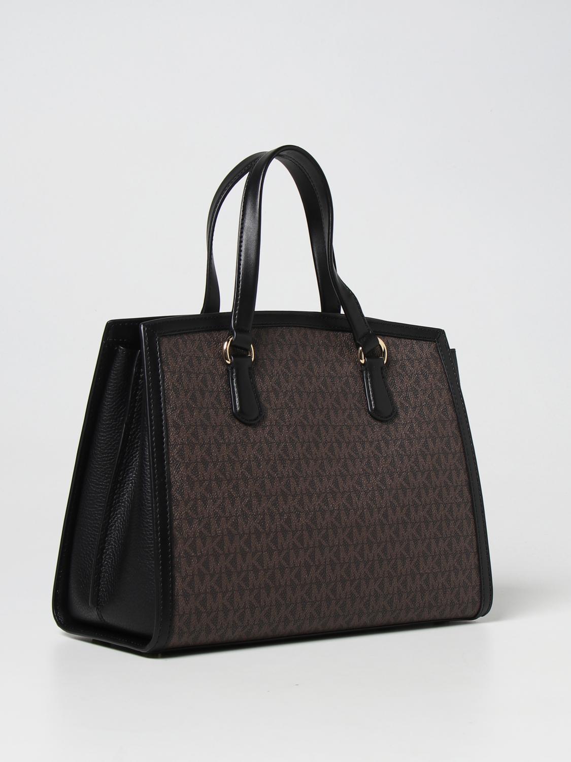 Borse tote Michael Kors: Borsa Chantal Michael Michael Kors in tessuto spalmato nero 2