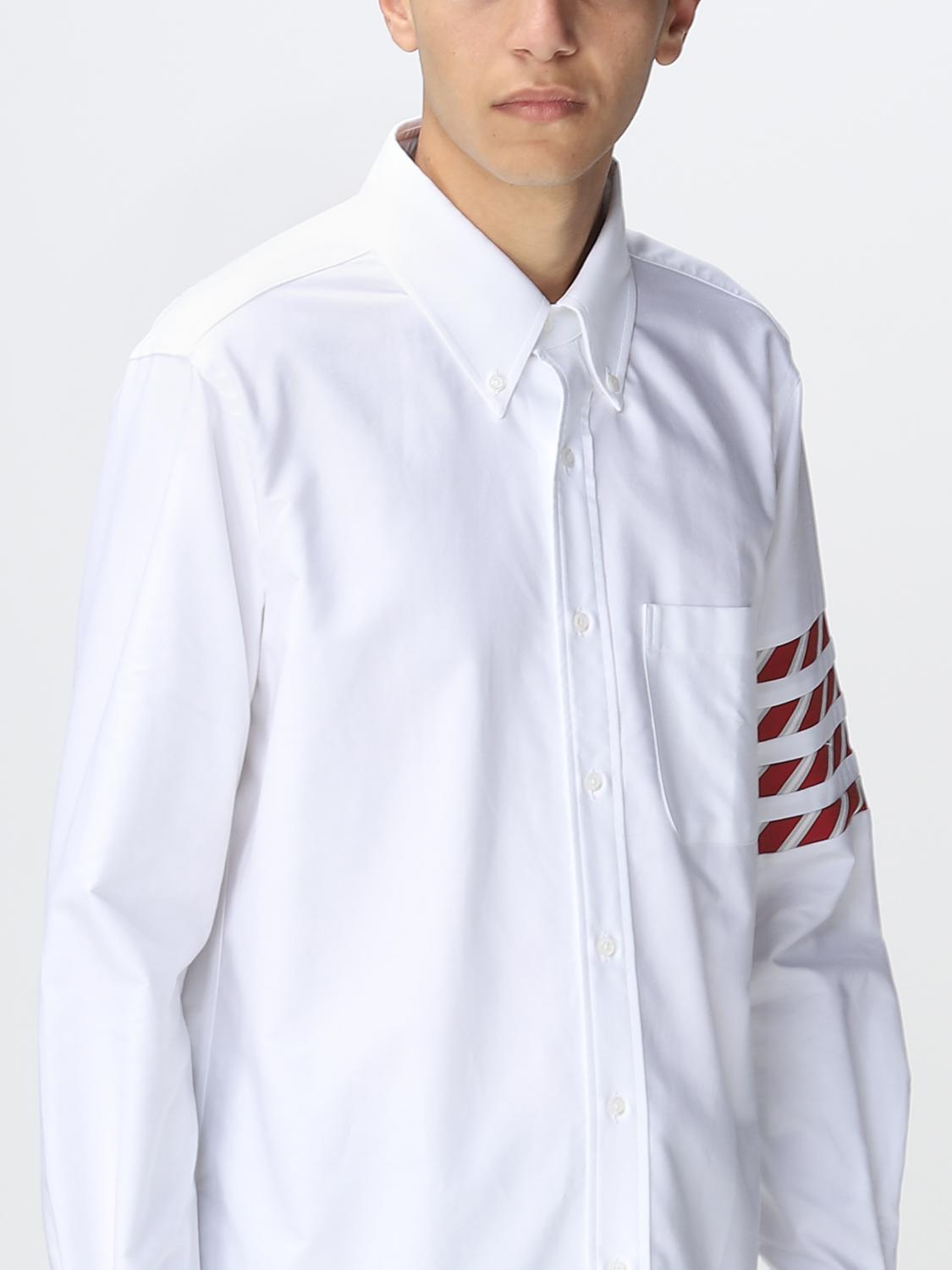 톰 브라운(Thom Browne): 셔츠 남성 - 화이트 | Giglio.Com에서 톰 브라운 셔츠 Mwl374C05371 상품들을  온라인으로 만나보세요