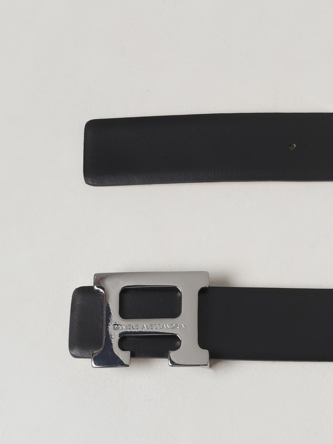 DANIELE ALESSANDRINI: belt for man - Black | Daniele Alessandrini belt ...